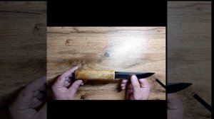 Нож Просто нож.  Модернизация под себя.  Первые впечатления.