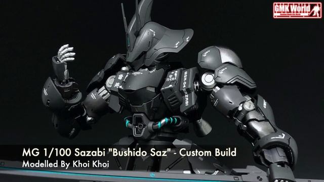 MG 1/100 Sazabi "Bushido Saz" - Custom Build смотреть онлайн