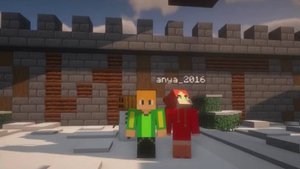 Я позвал свою сестру чтобы поиграть в прятки в майнкрафт.