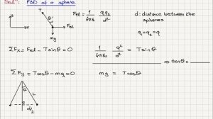 Two Charged Spheres in Equilibrium-1