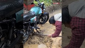 Мойка мотоцикла после заезда