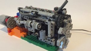 Lego Scania Straight 6 Engine
