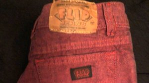 ОЧЕНЬ РЕДКИЕ винтажные джинсы Flip denim от бренда 80-х годов. Сделано в великобритании.