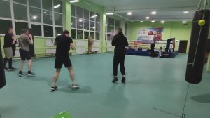 Тренировка 13.02.2025 (работа на дальней и средней дистанции и отработка встречных ударов )