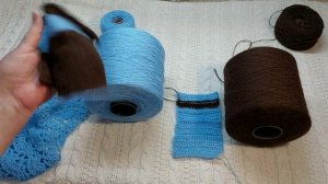 Вяжем из бобинного акрила.