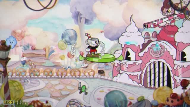 Cuphead - Все боссы на легком режиме в Чернильном острове 2
