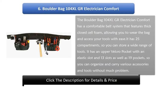 Top 10 Best Electrician Tool Bags - Best Electrical Tool Bags