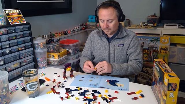 Breaking down Sabretooth and building the Lego Creator Fire Dragon! смотреть онлайн