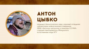 Антон Цыбко об эволюционной истории наших болезней. Неделя Дарвина в НГУ-2025