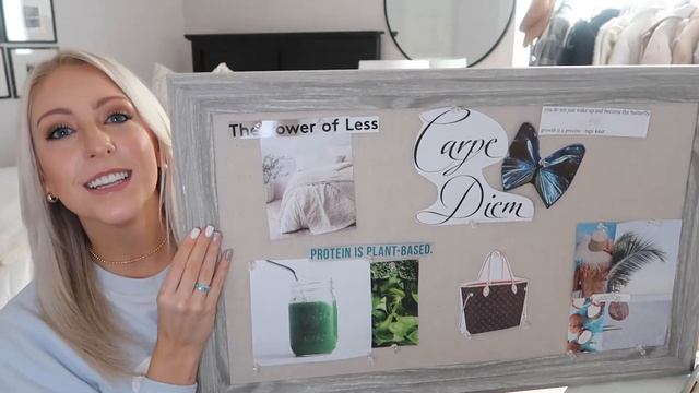 MANIFEST YOUR GOALS AND DREAMS! | SIMPLE AND FUN DREAM BOARD смотреть онлайн