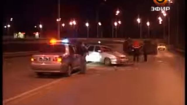 Перехват 24.11.12 ГАЗель столкнулась с Ладой. смотреть онлайн