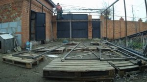 Навес из поликарбоната №4