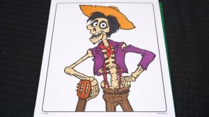 Coloring Coco Hector Disney Pixar Coloring Book Page Prismacolor Paint Markers | KiMMi THE CLOWN