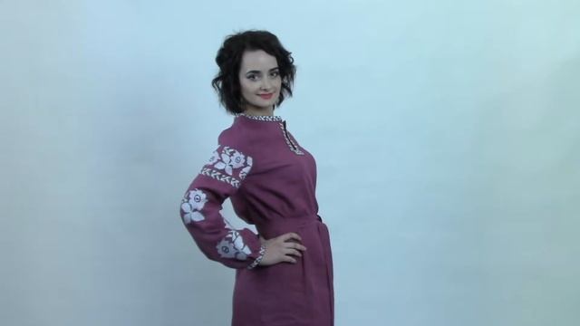 Платье в украинском стиле Цветы смотреть онлайн