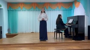 "Звёзды на небе". Музыка Б. Борисова, слова Е. Дитерихс. Исполняет Булычева Мария.