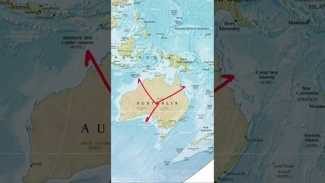 World's 5 largest islands. Largest- Australia or Greenland?? #shorts смотреть онлайн