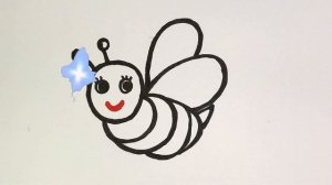 Bolalar uchun Ari rasm chizish/Drawing Bee for children/Рисование Пчела для детей