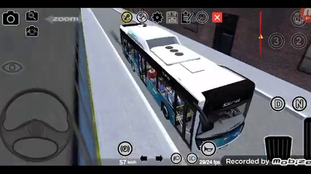 поездка на НефАЗЕ по маршруту 3027 + информатор смотреть онлайн