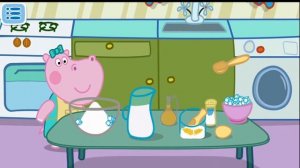 Pepa Pig Cooking Kids Game // Гиппо #Пеппа Готовит еду.