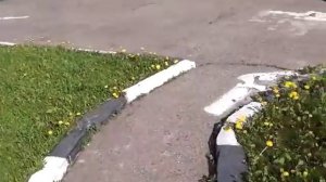 площадка на ул.Семашко, 17а - Экзамен на категорию "А" Минск