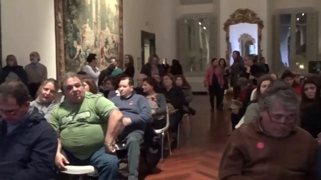 Video Pino Mango a Roma il 06 12 2014 Palazzo Braschi 010Gabriella Marini con la sua videocamera смотреть онлайн