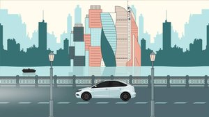 ITMO/MOTION. Adobe After Effects. City