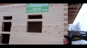14. Отзыв заказчика о строительсве дома из профилированного бруса компанией ДревСевер