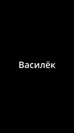 «Василёк»  — детская песенка