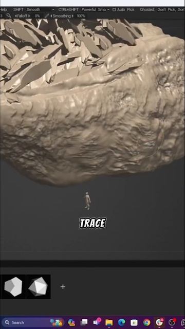 3d coat sculpting process #art #artist #3dart #conceptart