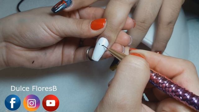 Uñas para hallowen | Dulce FloresB смотреть онлайн