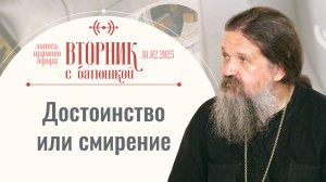 Тема: «Смирение или чувство достоинства». Вторник с батюшкой. От. Андрей Лемешонок 18 февраля 2025