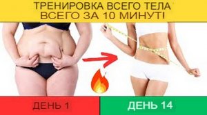 Тренировка ВСЕГО тела всего за 10 минут (БЕЗ оборудования)!