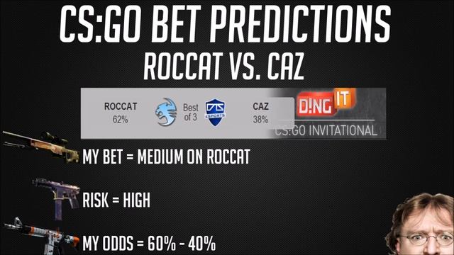 CSGO Lounge Betting Predictions - ROCCAT vs. CAZ 10.08.2015! смотреть онлайн