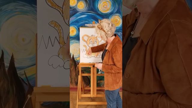 Art with Angela / Leopard /Day #18 смотреть онлайн