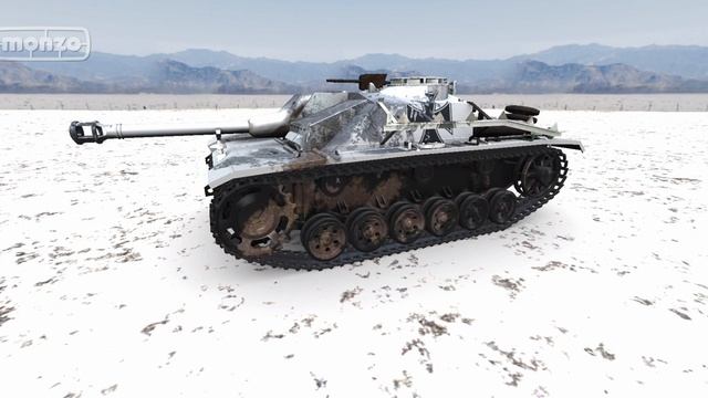 Немецкий танк Пантера доступный из болота смотреть онлайн