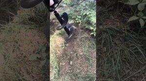Ямобур Зубр МБ300 с 300 мм шнеком обзор, распаковка применение, толщина металла на шнеке