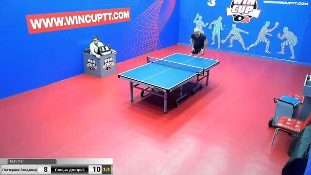 Пастернак Владимир 3 - 2 Птицын Дмитрий Турнир Восток 3 WIN CUP 11.02.2020 Зал 3 Прямой эфир смотреть онлайн