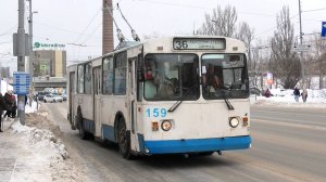 Троллейбус Екатеринбурга ЗиУ-682Г [Г00] борт. №159 маршрут №36 на остановке "Трансагенство"