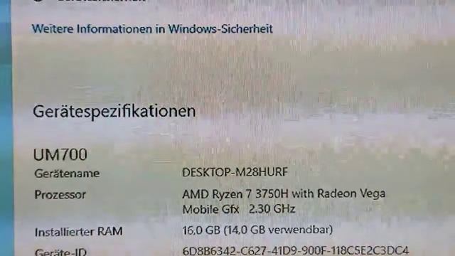 Mini PC, AMD Ryzen 7 3750H Prozessor Vierkern aufrüstbarer, lautloser Gaming PC im Miniformat