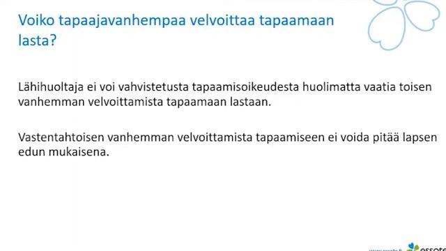 ERO PUHEEKSI-INFO osa3 (Lapsenhuoltolaki ja lapseen liittyvät käytännön asiat) смотреть онлайн