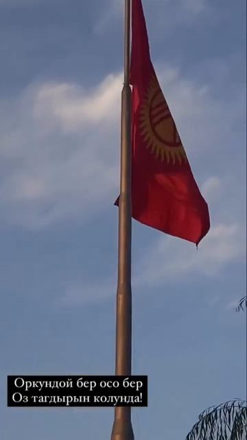 Флаг Кыргызстана в небесах #кыргызстан #лайк #подписка #подпишись #саламалейкум #shorts смотреть онлайн