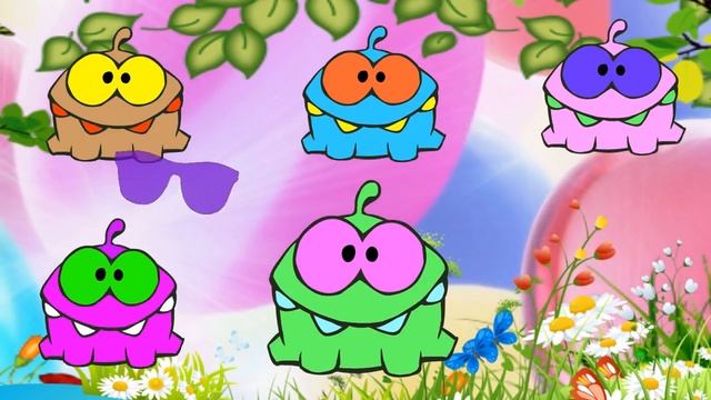 Разноцветные Ам Нямы  АмНям обучает цветам