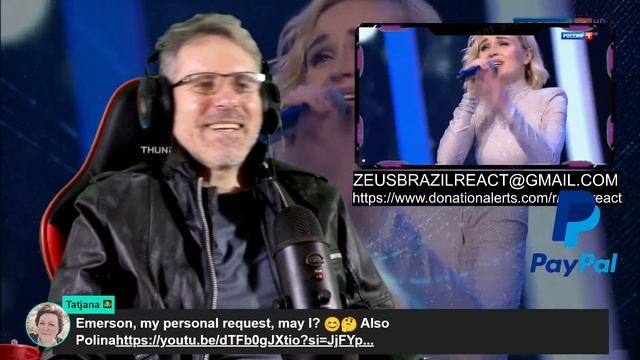 Polina Gagarina - Blizzard - Полина Гагарина - Вьюга (live) / REACTION смотреть онлайн