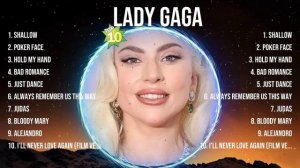 Lady Gaga Greatest Hits 2024Collection - Top 10 Hits Playlist Of All Time