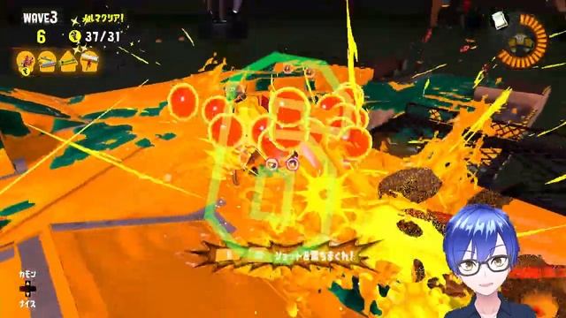 【スプラトゥーン3】フェス予告　あんこ カスタード ホイップ　サーモンラン　ジョー　すじこジャンクション跡　スパッタリー ヴァリアブルローラー モップリン 竹