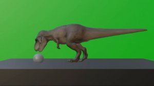 анимация тирекс и мяч