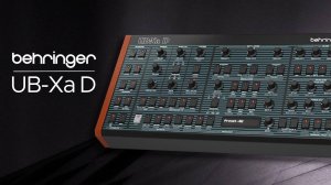 Behringer UB-Xa D: Demo Presets for Ambient, Electronica and Techno