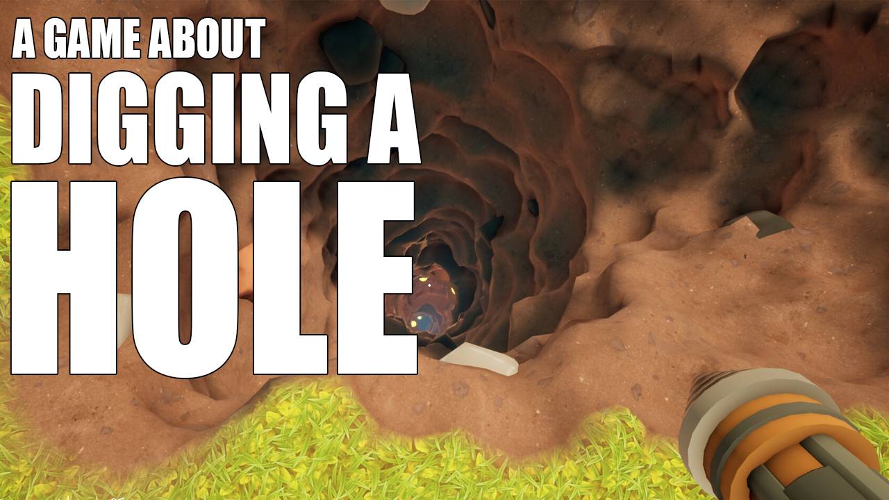 МОЯ ШАХТА! | A Game About Digging A Hole | #1