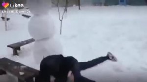 Как ... снеговика🤣