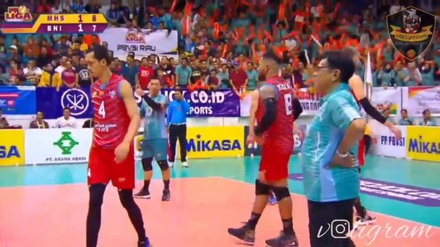 BEST SPIKE BNI 46 vs LAMONGAN SADANG MHS PROLIGA 2020 смотреть онлайн